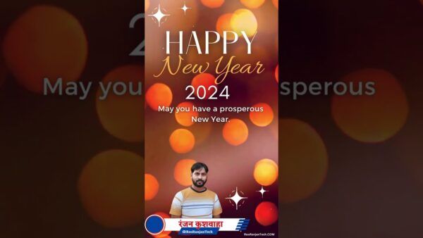 Happy New Year Video Edit Kaise Kare  Editing Kaise Karte Hain 2024